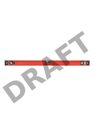 Уровень алюминиевый «Рельс» 1000 мм, 3 глазка (1 поворотный) REXANT