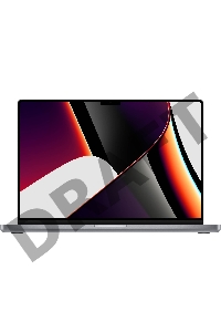 Ноутбук 16-inch MacBook Pro: Apple M1 Pro chip with 10-core CPU and 16-core GPU/16GB/1TB SSD - Space Gray/EN Английская клавиатура