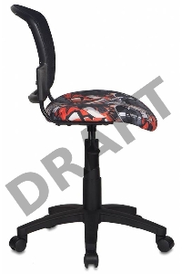Кресло Бюрократ CH-296NX/GRAFFITY спинка сетка черный сиденье черный граффити Graffity