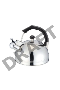 Чайник TECO 3,0 л. со свистком, TC-112, из нержавеющей стали, капсулированное дно   