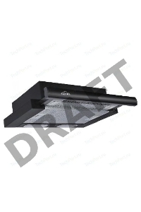 Вытяжка Elikor Интегра 45П-400-В2Л черн/черн