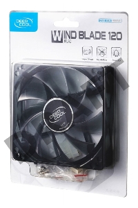 Вентилятор Deepcool WIND BLADE 120 3-pin 4-pin (Molex)26dB LED Ret