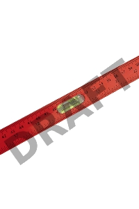 Уровень алюминиевый «Рельс» 1000 мм, 3 глазка (1 поворотный) REXANT