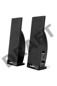 Колонки Sven 230 2.0 черный 4Вт