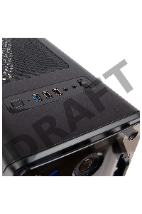 Корпус Hiper OB черный без БП ATX 4x120mm 1x140mm 2xUSB2.0 1xUSB3.0 audio bott PSU