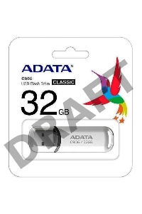 Флеш Диск ADATA Flash Drive 32Gb C906 AC906-32G-RWH {USB2.0, White}