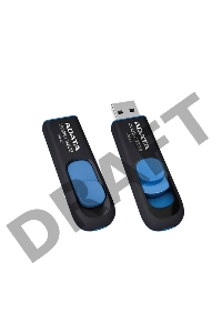 Флеш диск  ADATA Flash Drive 64Gb UV128 AUV128-64G-RBE {USB3.0, BLACK/BLUE}