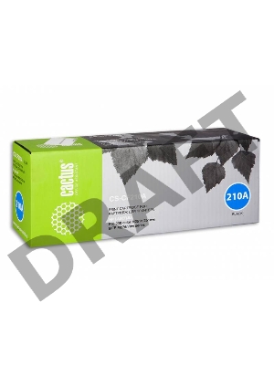 Тонер Картридж Cactus CS-CF210A черный для HP LaserJet Pro 200 M251/M276 (1600стр.)
