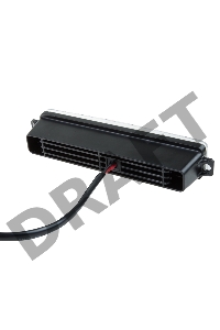 Дневные ходовые огни в алюминиевом корпусе с  боковым креплением  10 диодов, встроенный стабилизатор