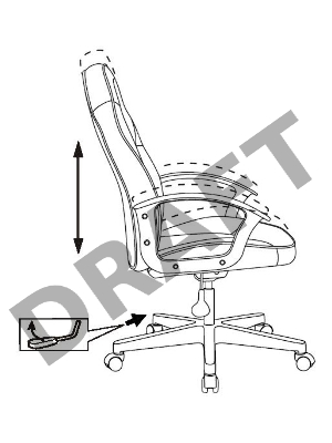 Кресло игровое Zombie 11LT черный/красный текстиль/эко.кожа крестовина пластик