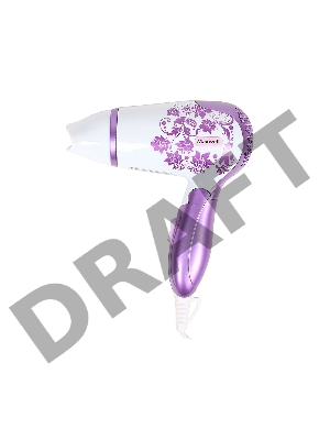 Фен Maxwell MW-2006(PK) розовый, 1400 Вт, 2 скорости