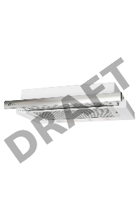 Вытяжка встраиваемая Elikor Интегра 50П-400-В2Л белый/нержавеющая сталь управление: кнопочное (1 мотор)