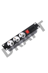 Блок силовых розеток 10