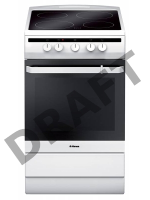 Плита Электрическая Hansa FCCW54002 белый