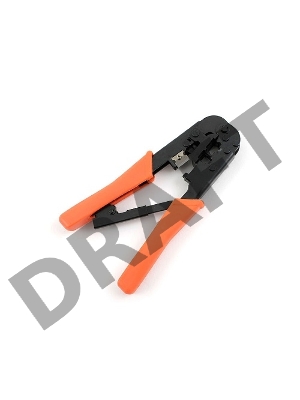 Инструмент Cablexpert T-568R, обжимной универс. с фиксатором, для витой пары и тел.линии 