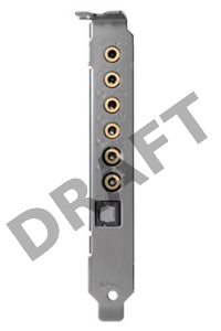 Звуковая карта Creative PCI-E Audigy RX 7.1 Ret