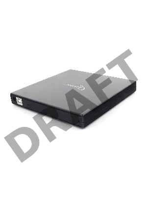 Внешний DVD-привод с интерфейсом USB Gembird DVD-USB-02 пластик, черный