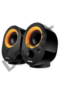 Колонки SVEN 316, черный {2.0, 2 х 2 W RMS, 100-20000Hz}