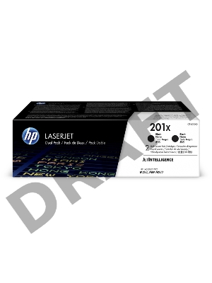 Тонер картридж двойная упаковка HP 201X (CF400XD) для HP CLJ Pro M252/M277 (2 х 2800стр.)