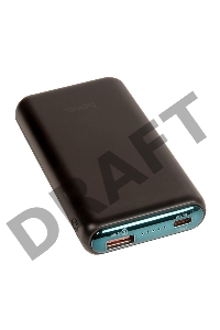 Внешний аккумулятор HOCO Q1 Kraft быстрая зарядка QC3.0, PD20, USB-A 22,5W (10000mAh), черный