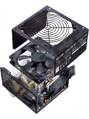 Блок питания Cooler Master MWE White, 450W, ATX, 120mm, 6xSATA, 2xPCI-E(6+2), APFC, 80+ White MPE-4501-ACABW-EU
