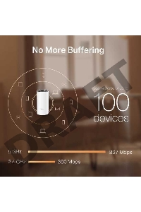 Бесшовный Mesh роутер TP-Link Deco M4 (DECO M4(3-PACK)) AC1200 10/100/1000BASE-TX (упак.:3шт)