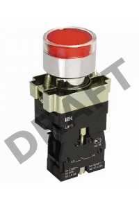 Кнопка LAY5-BW3461 с подсв. красн. 1з ИЭК BBT50-BW-K04