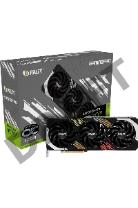 Видеокарта Palit RTX4070Ti GAMINGPRO OC NVIDIA GeForce RTX 4070TI PCI-E 4.0 12288Mb 192 GDDR6X 2310/21000 HDMIx1 DPx3 HDCP Ret