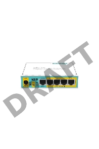 Маршрутизатор MikroTik RB750UPr2 hEX PoE lite 5x Ethernet, раздача PoE, 650 МГц ЦП, 64 МБ 5-портовый 100-Мбитный маршрутизатор с поддержкой PoE на 4-х портах