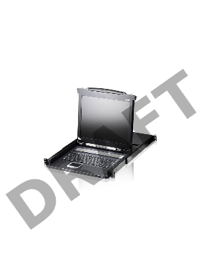 Консоль управления для KVM-переключателей  KVM W/LCD 8PORT CL1008M-ATA-RG ATEN