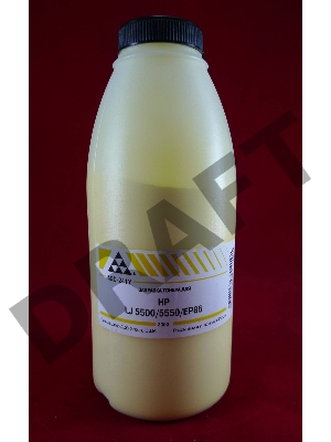 Тонер HP LJ 5500/5550/EP86 yellow (фл. 330г.) AQC фас. Россия
