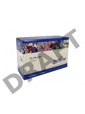 Картридж PL-TK-570Y для Kyocera Mita FS-C 5400DN/ECOSYS P7035cdn Yellow 12000 копий ProfiLine