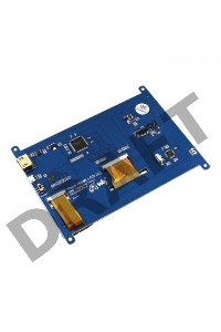 RA224   Монитор Waveshare 7 inch HDMI capacitive touchscreen LCD screen (IPS, 1024x600) for Raspberry Pi 3