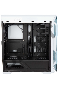 Корпус Hiper OW белый без БП ATX 4x120mm 1x140mm 2xUSB2.0 1xUSB3.0 audio bott PSU