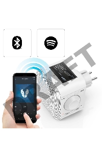 Радиоприемник портативный Hama DIR45BT белый USB