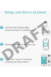 Бесшовный Mesh роутер TP-Link Deco M4 (DECO M4(3-PACK)) AC1200 10/100/1000BASE-TX (упак.:3шт)