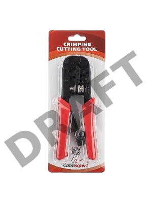 Инструмент Cablexpert T-568R, обжимной универс. с фиксатором, для витой пары и тел.линии 