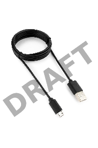 Кабель USB 2.0 Pro Cablexpert CC-mUSB2-AMBM-6, AM/microBM 5P, 1.8м, экран, черный, пакет