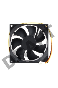 Вентилятор Gembird, 92x92x25, гидродинамический, 3 pin, провод 30 см