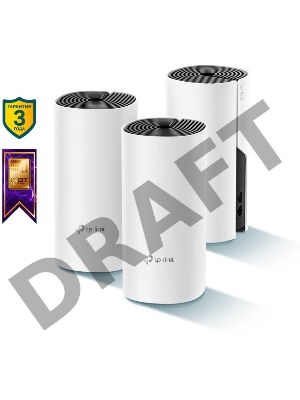 Бесшовный Mesh роутер TP-Link Deco M4 (DECO M4(3-PACK)) AC1200 10/100/1000BASE-TX (упак.:3шт)