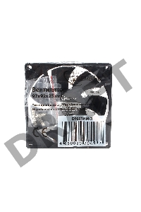 Вентилятор Gembird, 92x92x25, гидродинамический, 3 pin, провод 30 см