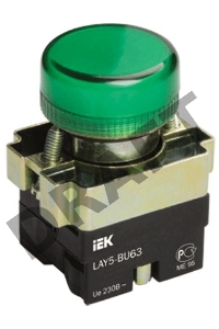 Арматура светосигнальная LAY5-BU63 d22мм зел. ИЭК BLS50-BU-K06