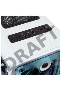 Корпус Hiper OW белый без БП ATX 4x120mm 1x140mm 2xUSB2.0 1xUSB3.0 audio bott PSU