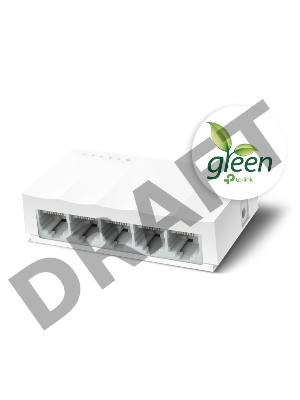 Коммутатор роутер TP-Link LS1005, 5 портов Ethernet 100 Мбит/с