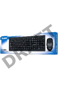 Набор SVEN KB-S320C клавиатура и мышь чёрные (USB, 105 кл, 4 кнопки, 1000 dpi)