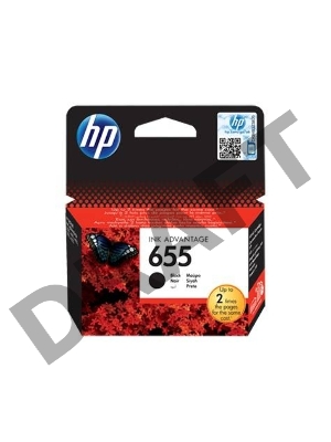 Картридж струйный HP 655 CZ109AE черный для HP DJ IA 3525/4615/4625/5525/6525 (550стр.)
