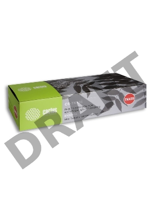 Тонер-картридж Cactus CS-TK435 для Kyocera Mita TASKalfa 180, черный, 15000 стр. (туба, 700 г.)