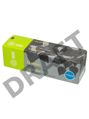 Тонер Картридж Cactus CS-CF402X желтый для HP CLJ M252/252N/252DN/252DW/M277n/M277DW (2300стр.)