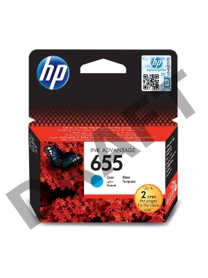 Картридж струйный HP 655 CZ110AE голубой для HP DJ IA 3525/4615/4625/5525/6525 (600стр.)