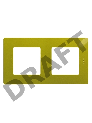 Рамка 2 поста Зел. папоротник ETIKA Рамка 2 поста Зел. папоротник